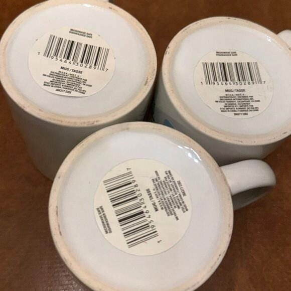 Sunflower Ceramic Coffee Mugs  Set Of 3 Flower Design - Picture 5 of 5